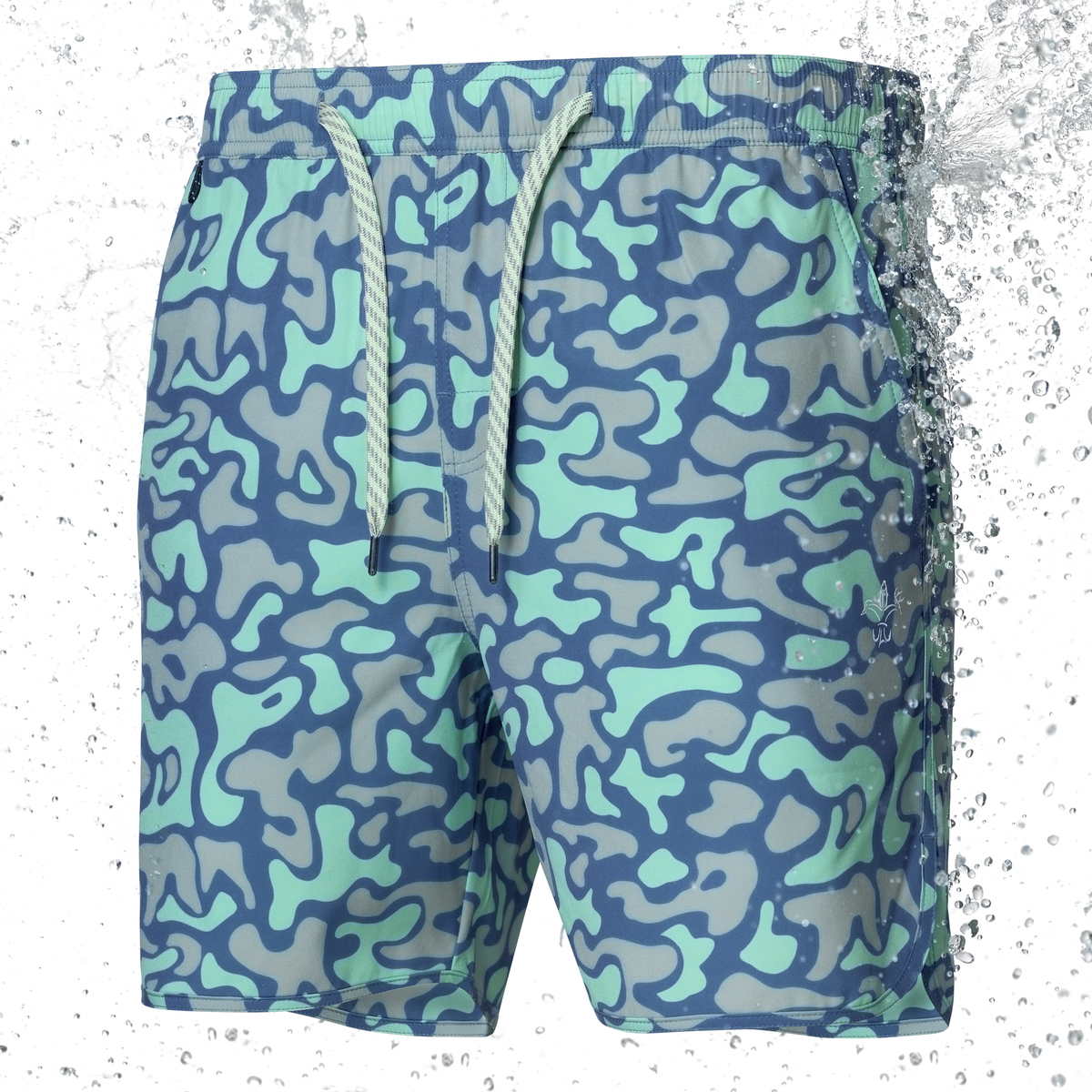 Men’s performance Rock Shorts with 6-inch inseam, made from polyester-spandex blend for stretch, comfort, and durability—ideal for fishing, hiking, and warm-weather outdoor activities.