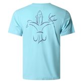 Men’s bamboo cotton stretch pocket T-shirt with Sportsman logo, featuring UPF 50+ sun protection, moisture-wicking breathable fabric, and a flattering fit for hunting, fishing, hiking, and outdoor performance wear.