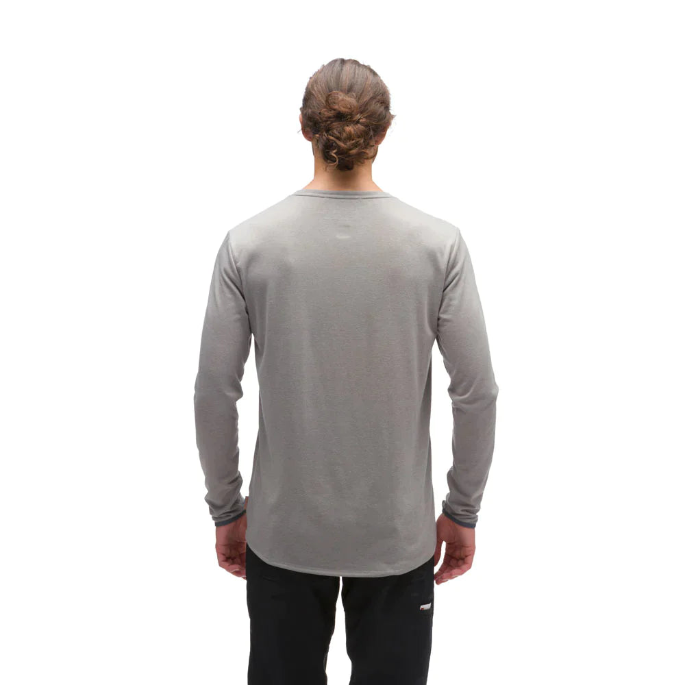 Grundens Shorebreak Performance Long Sleeve Crew in Surf - Sportsman Gear