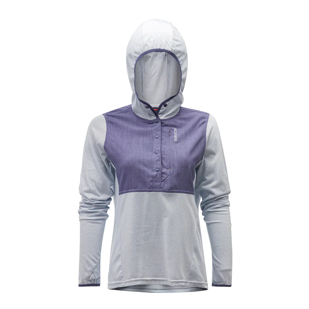 Grundens Women's Shorebreak Performance Hoodie in Peach - Sportsman Gear