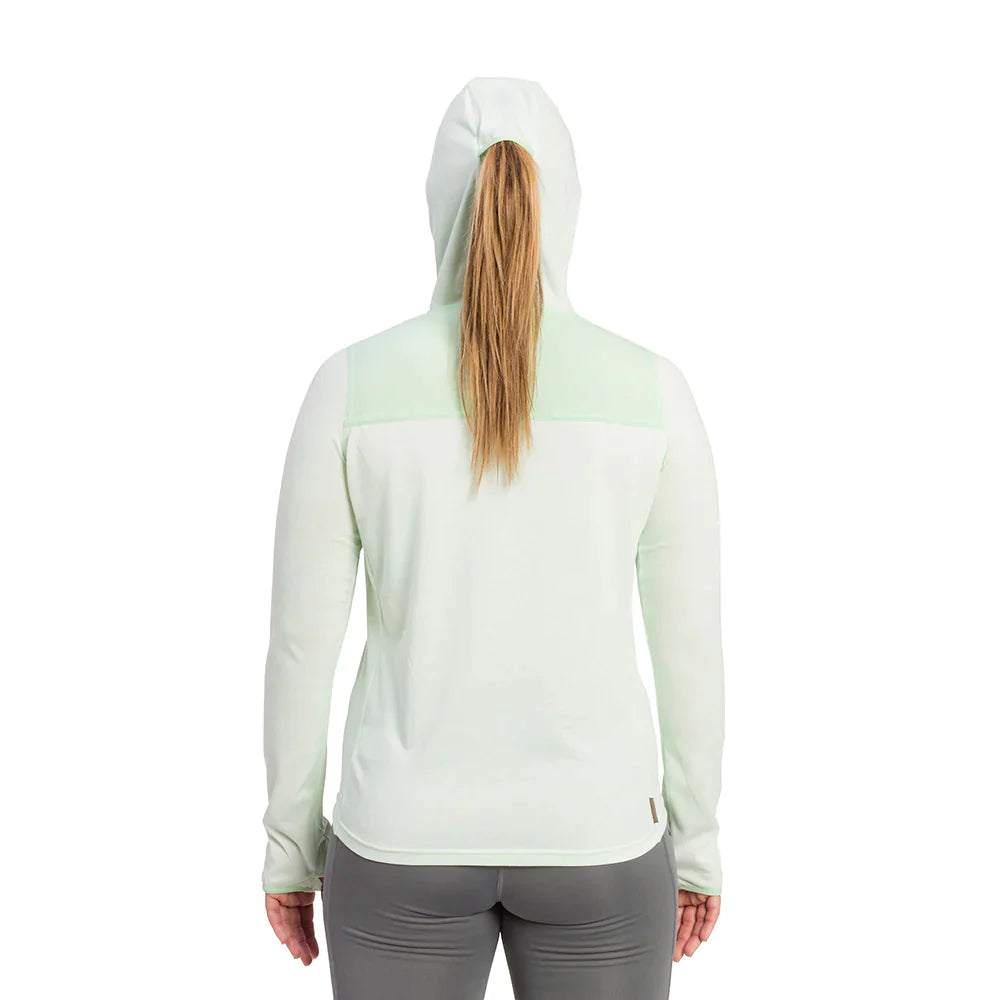 Grundens Women's Shorebreak Performance Hoodie in Peach - Sportsman Gear