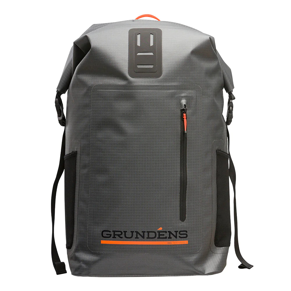 Grundens Wayward Roll Top Waterproof Backpack 38L in Anchor - Sportsman Gear