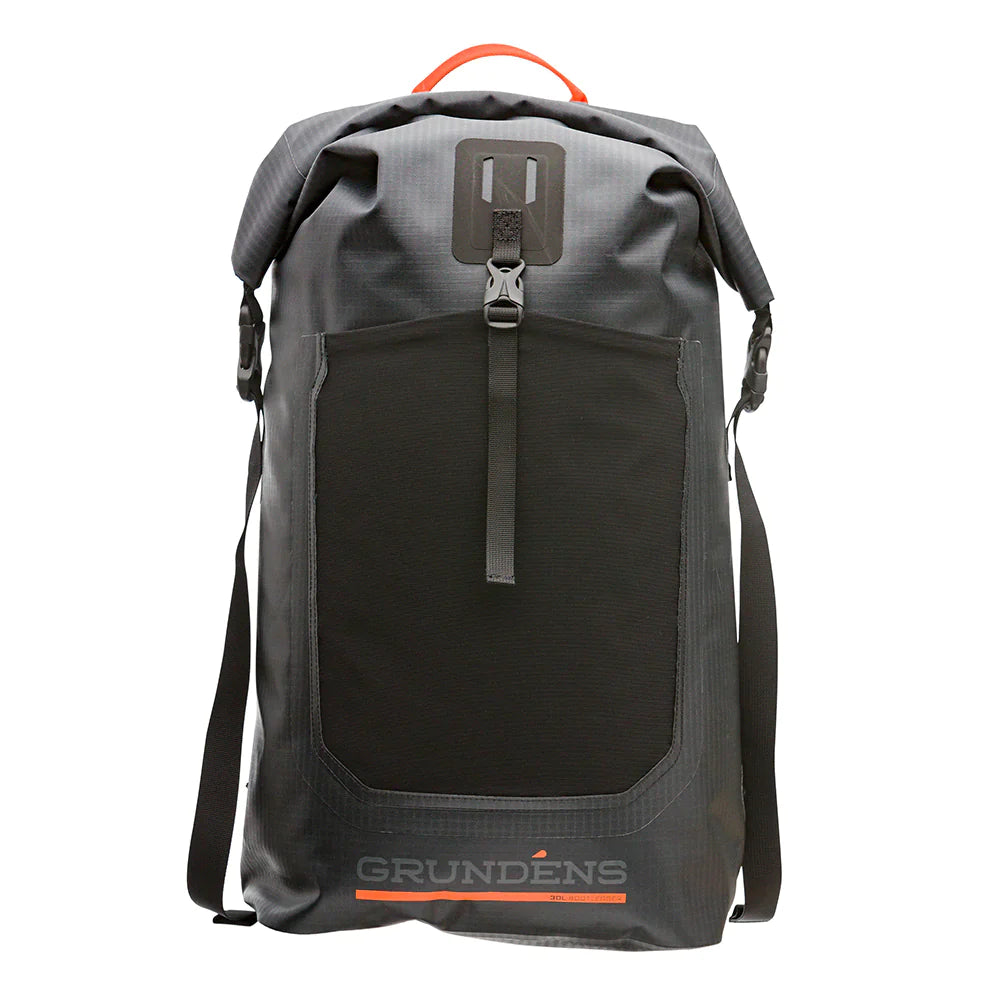Grundens Bootlegger Roll Top Waterproof Backpack 30L in Anchor - Sportsman Gear