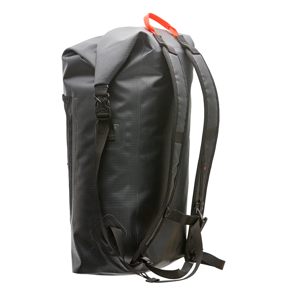 Grundens Bootlegger Roll Top Waterproof Backpack 30L in Black - Sportsman Gear