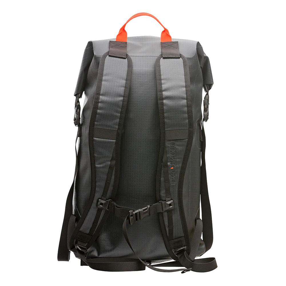 Grundens Bootlegger Roll Top Waterproof Backpack 30L in Black - Sportsman Gear