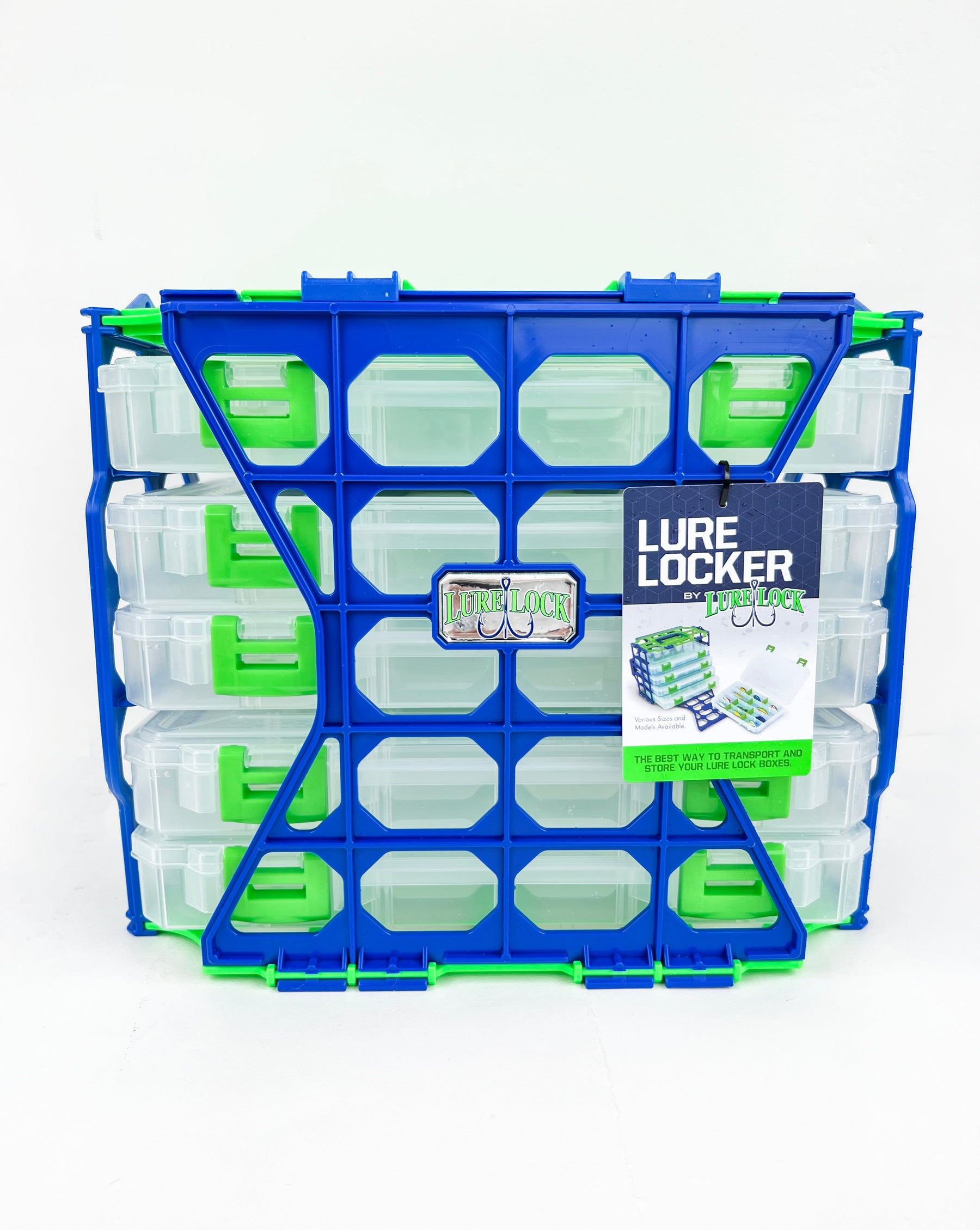 Lure Locker with 5 Pack of Boxes w/out Gel - Sportsman Gear