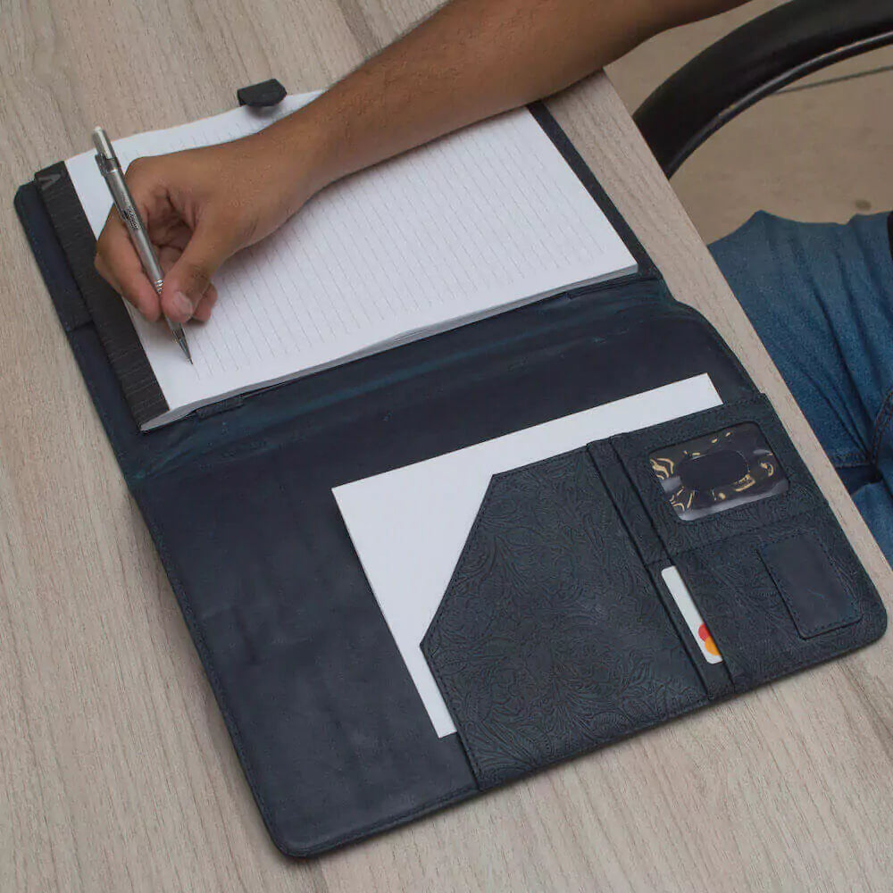 Tooled Leather Padfolio