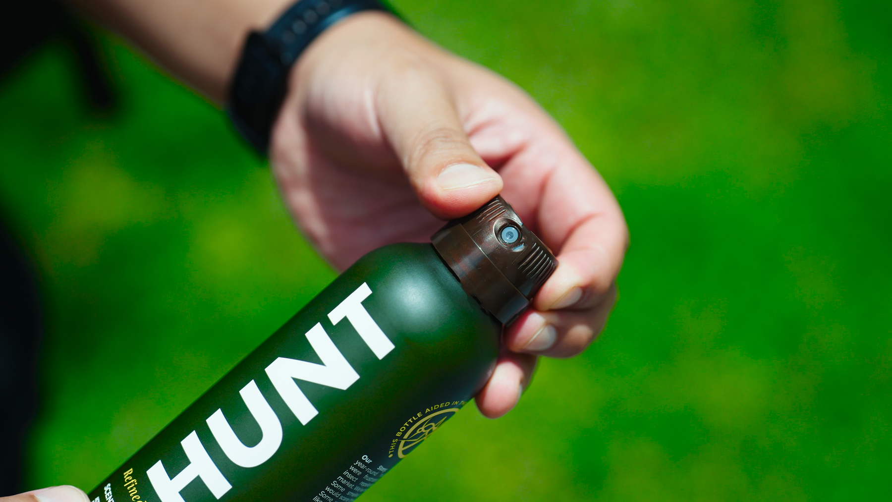 HUNT - Scent-Free, DEET-Free Insect Repellent Spray - Sportsman Gear