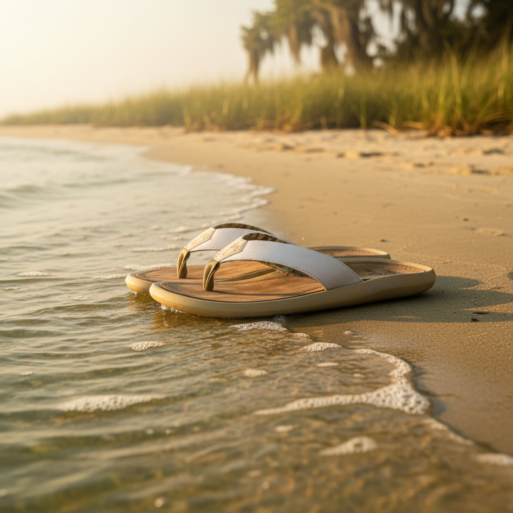 Tan Sandals Southern Beach