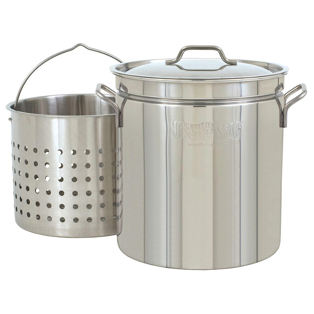 3 PC Medium Size Stainless Steel Tamales Stockpot With Steamer