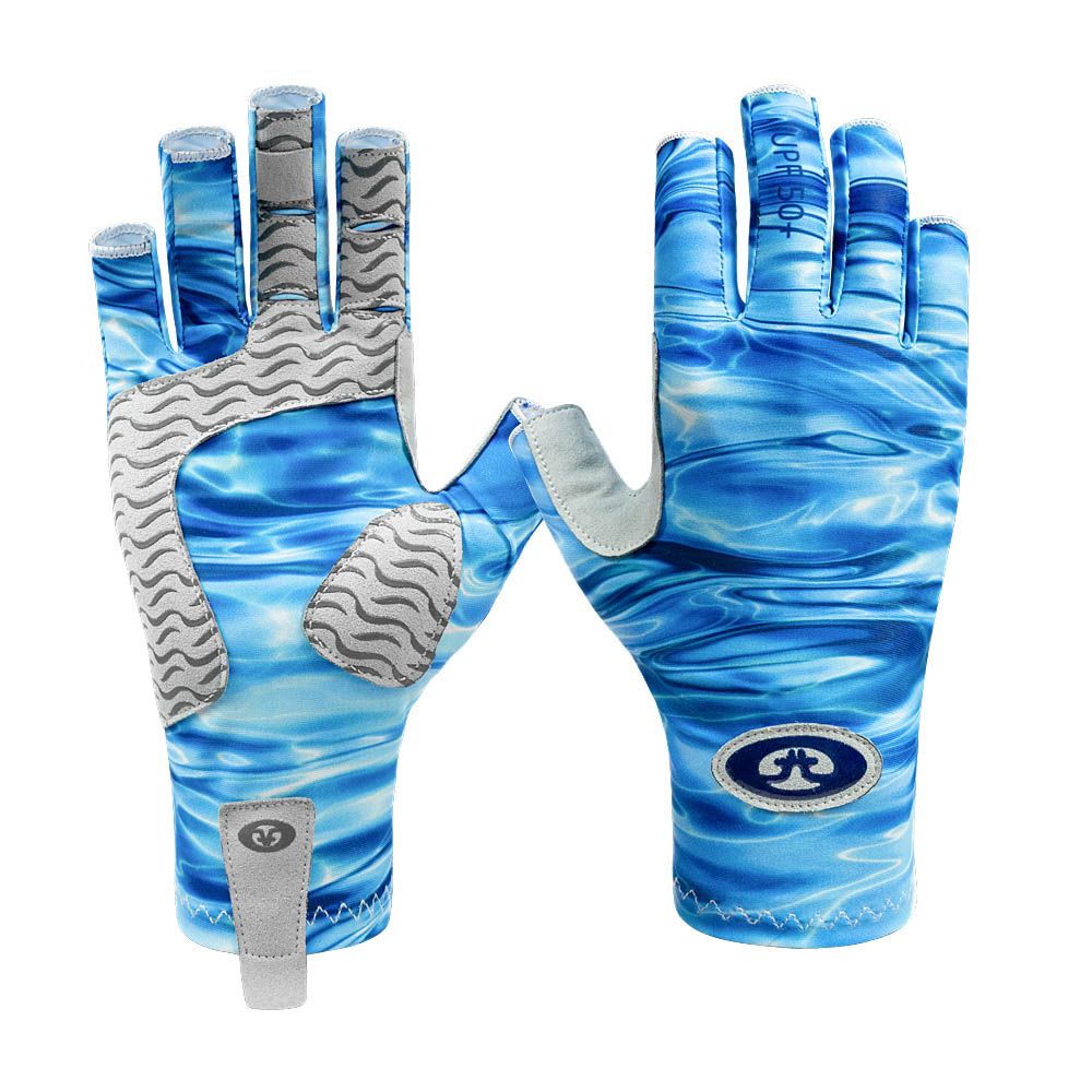 Flying Fisherman Sunbandit Pro Series Gloves Blue Water L XL