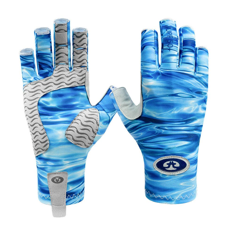 Flying Fisherman Sunbandit Pro Series Gloves - Blue Water S / M