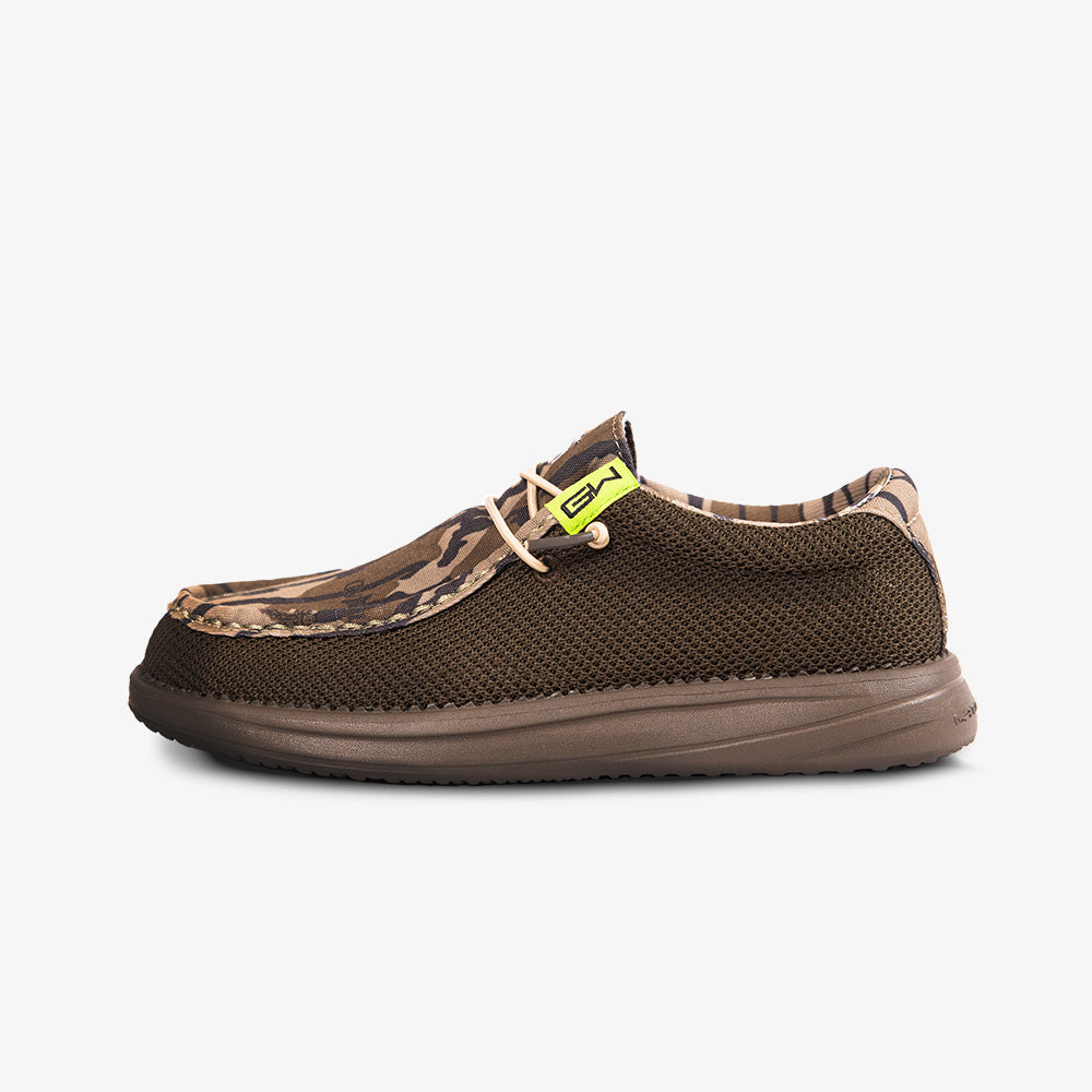 Gator Waders Casual Slip On Shoes | Womens - Mossy Oak Original Bottomland - Sportsman Gear