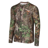 Sportsman Responder Xtra Green Camo Shirt, Long Sleeve Base Layer - woods deer hunting