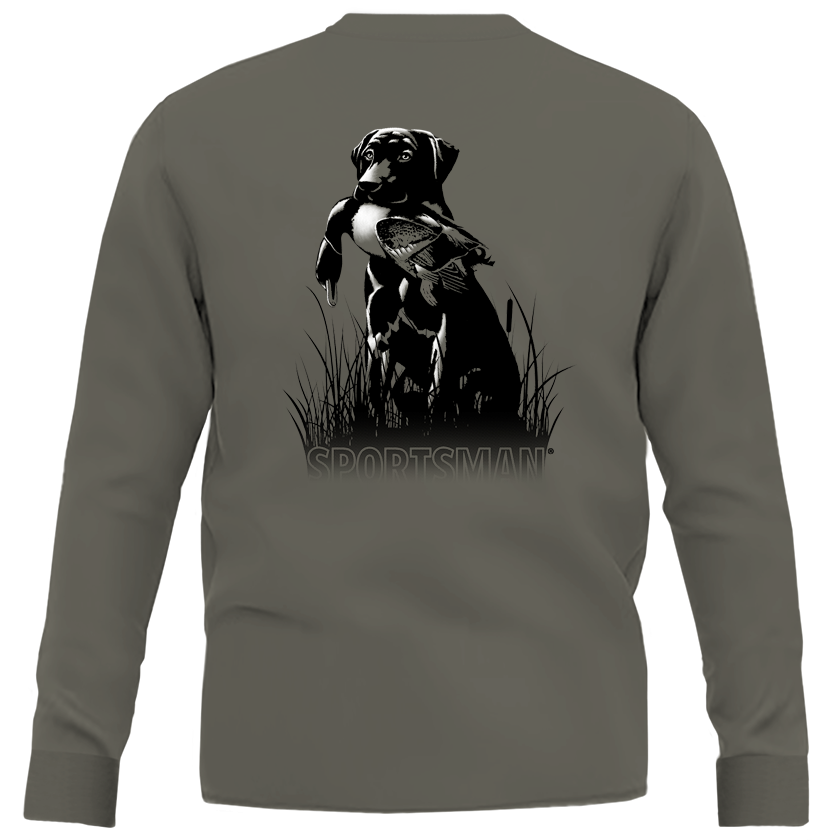 春のコレクション Sleeve Long Dog Duck Shirt Gear Sportsman | トップス