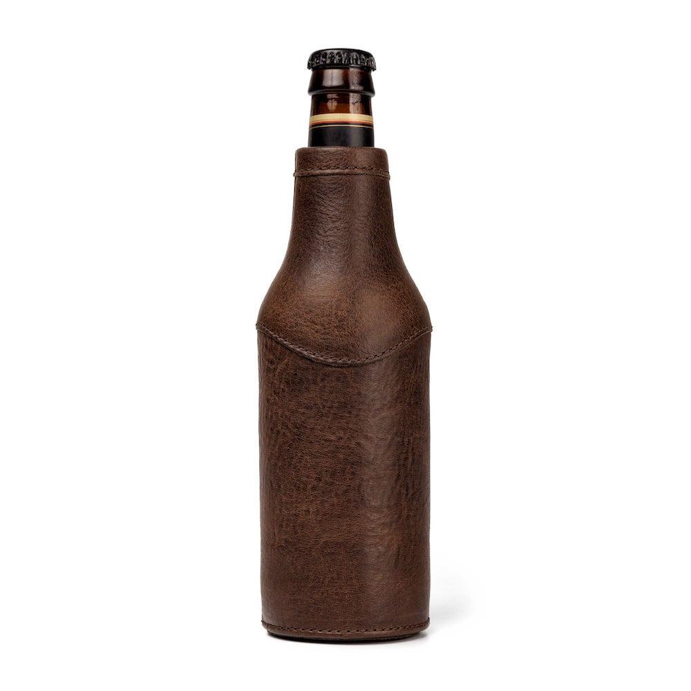 Campaign Leather Bottle Koozie - Sportsman Gear