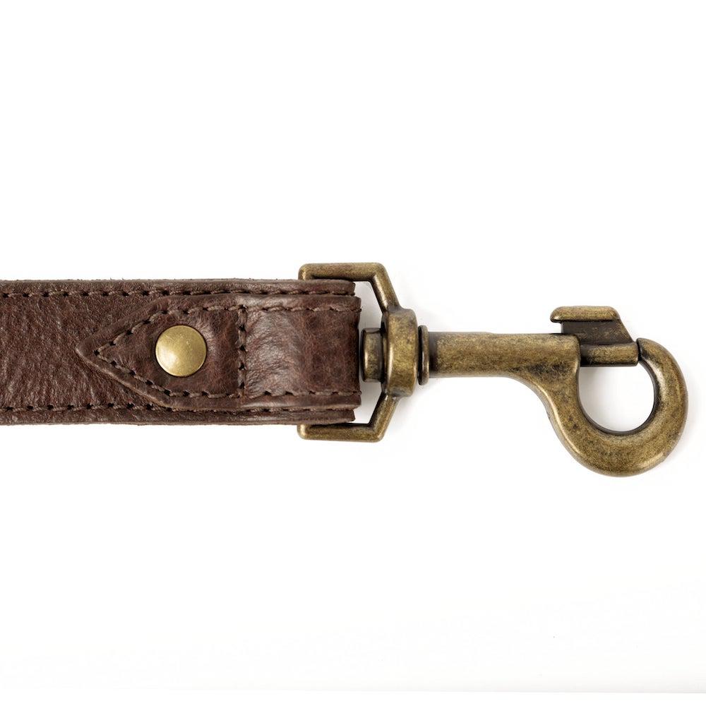 Campaign Leather Dog Leash - Sportsman Gear