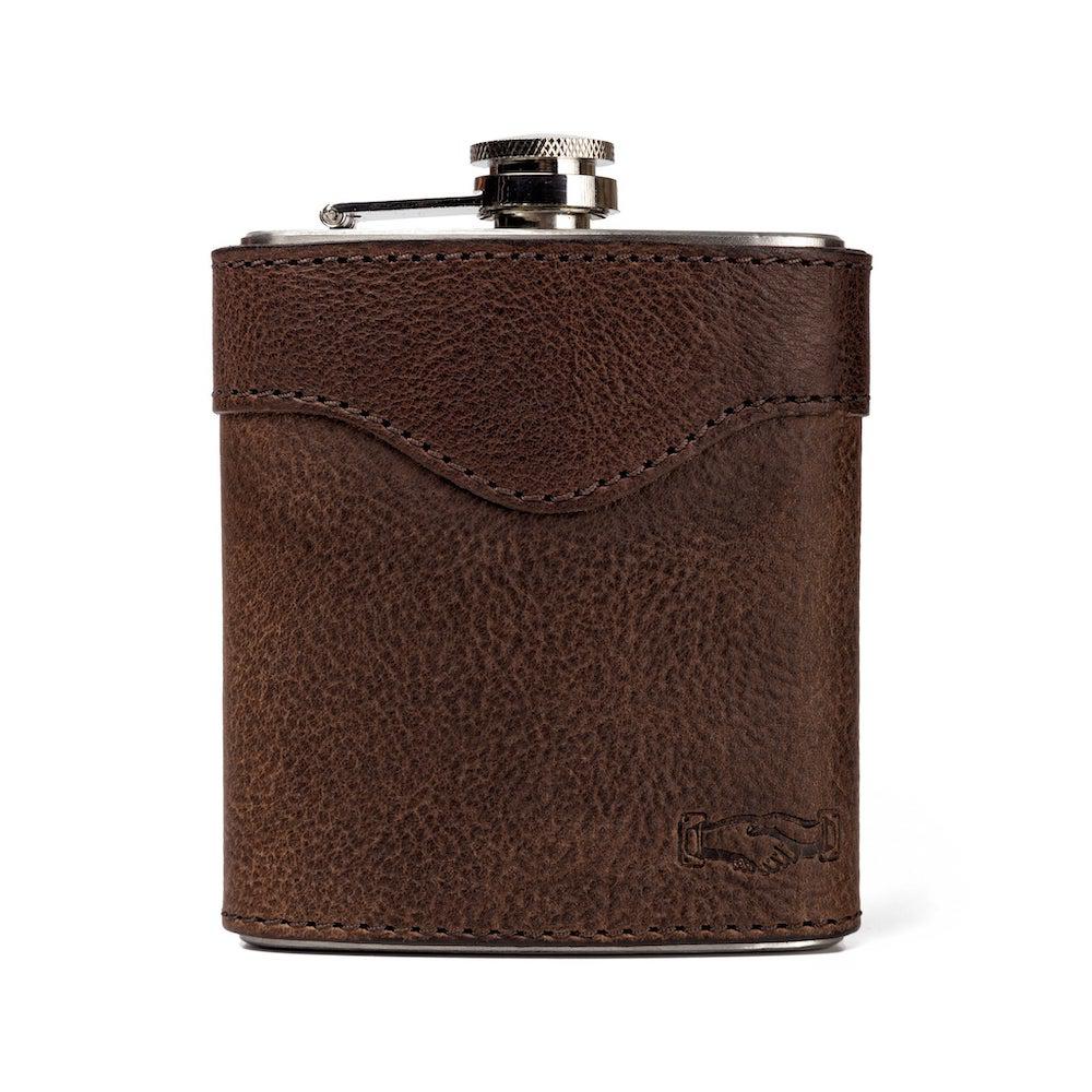 Campaign Leather Flask by Mission Mercantile Leather Goods