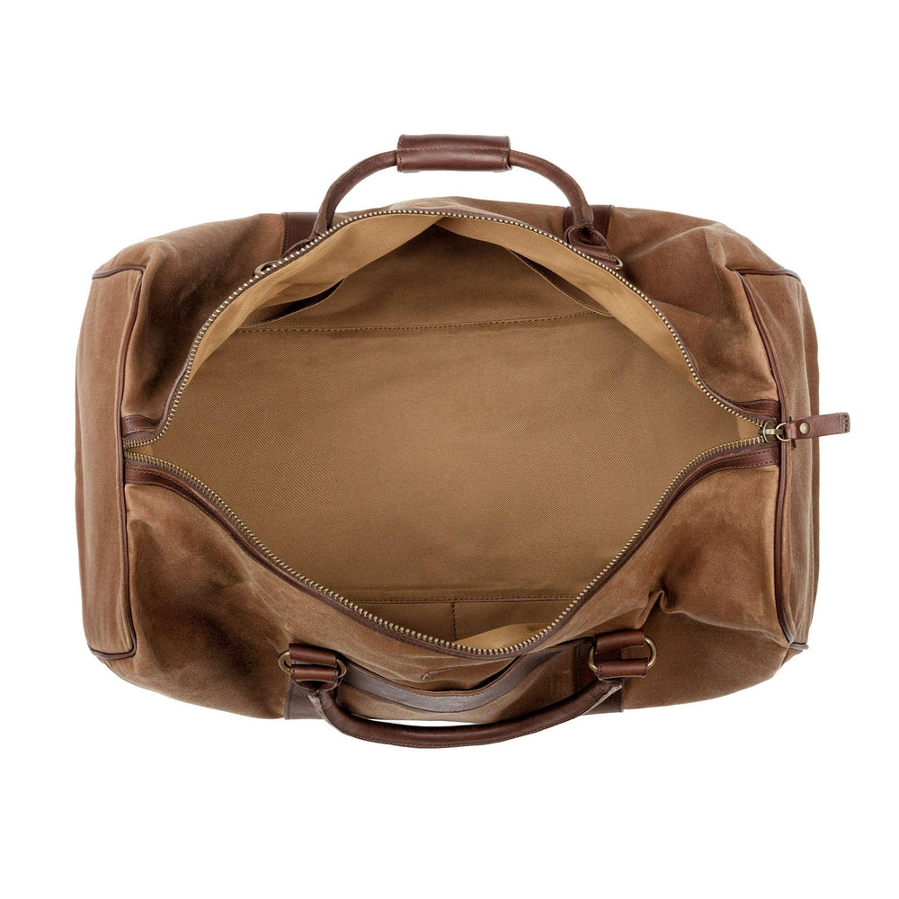 Campaign Waxed Canvas Large Field Duffle Bag - Sportsman Gear