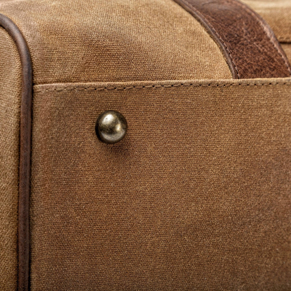 Campaign Waxed Canvas Large Field Duffle Bag - Sportsman Gear