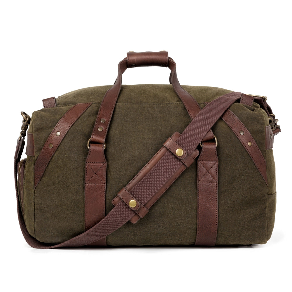 Campaign Waxed Canvas Medium Duffle Bag - Sportsman Gear