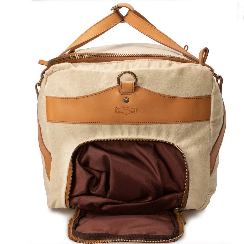 Campaign Waxed Canvas Medium Duffle Bag - Sportsman Gear