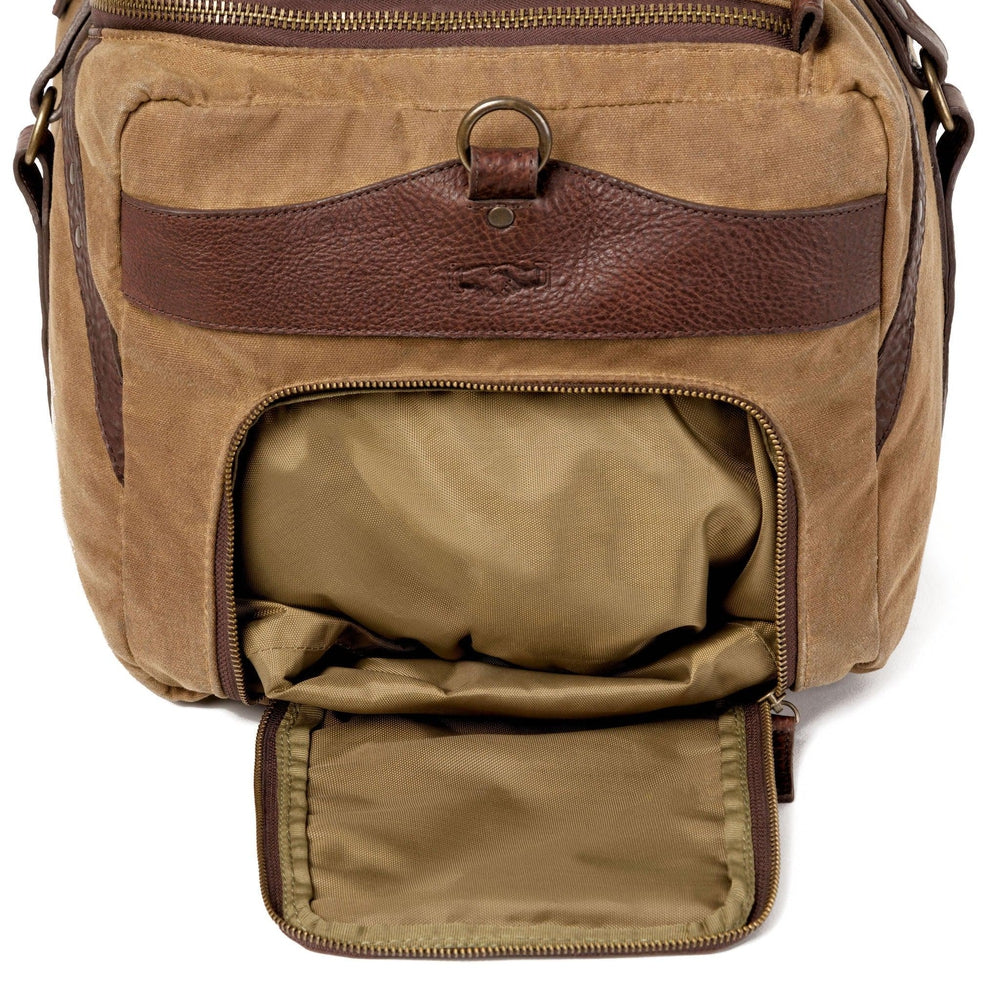 Campaign Waxed Canvas Medium Duffle Bag - Sportsman Gear
