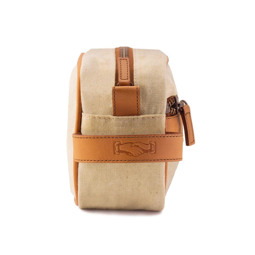 Campaign Waxed Canvas Toiletry Shave Kit - Sportsman Gear