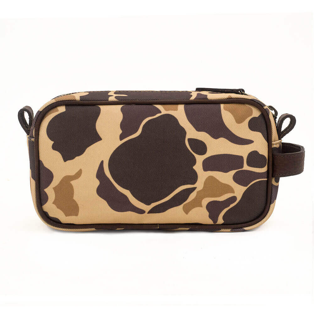 Campaign Waxed Canvas Toiletry Shave Kit - Sportsman Gear