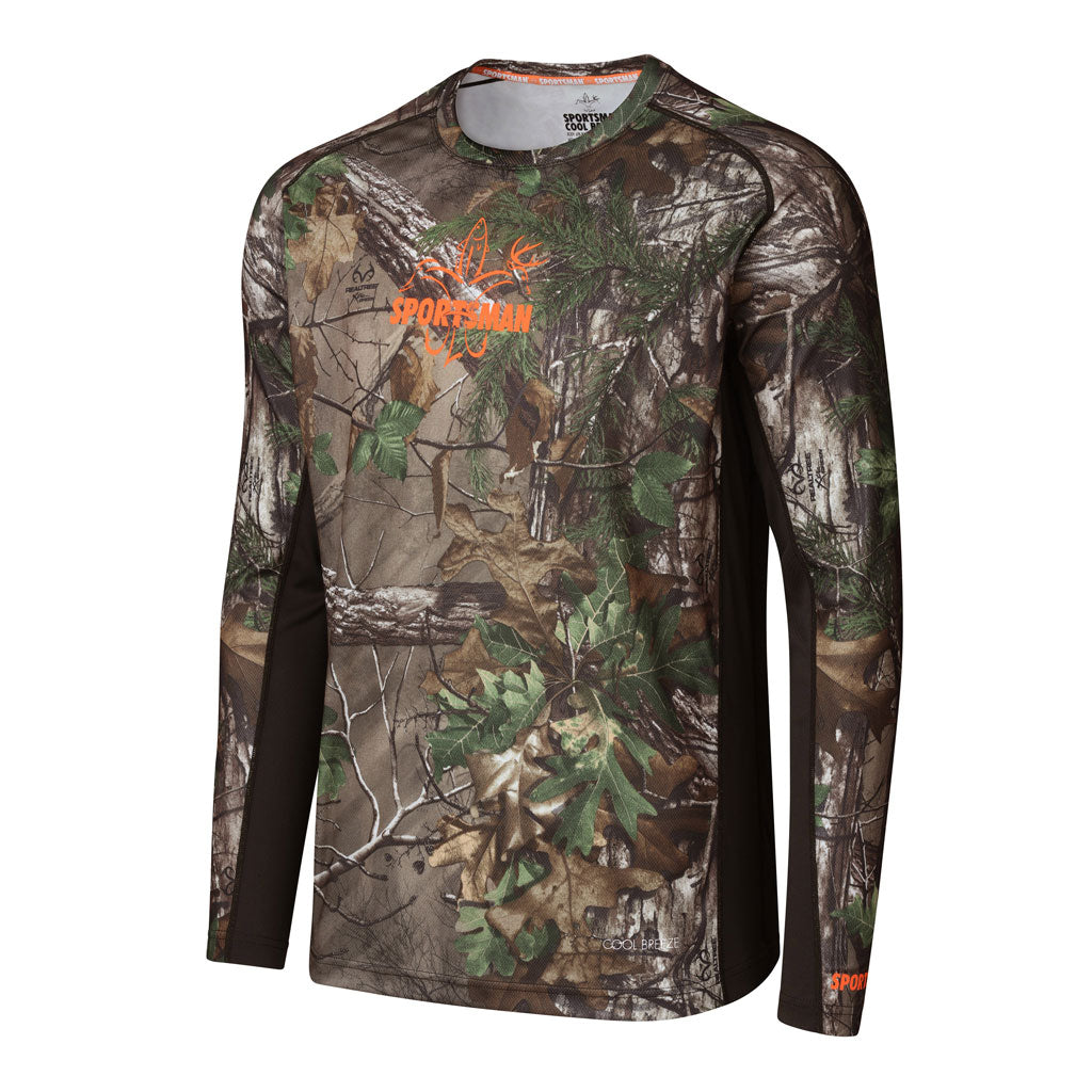 Xtra Green Camo Long Sleeve Shirt - Cool Breeze - Sportsman Gear, Max 5 / X-Large