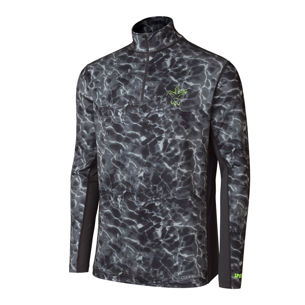 Sportsman Cool Breeze Quarter Zip Performance Fishing Shirt