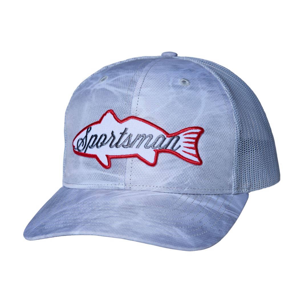 Fish Snapback Fishing Hat - Bonefish/Light Grey