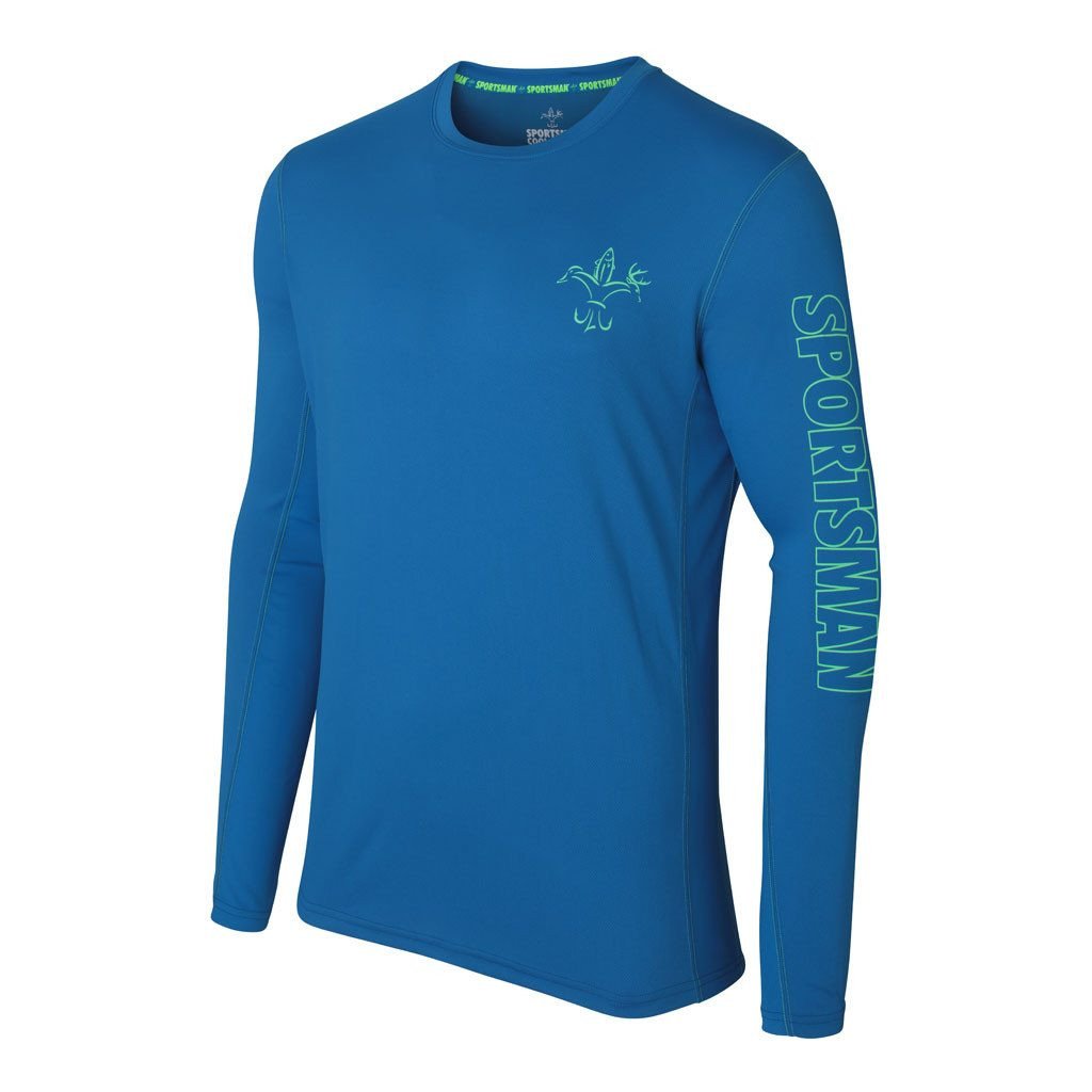 Hydrotech Camo Performance Fishing Shirt - Sportsman Gear Deep Blue / 2X-Large