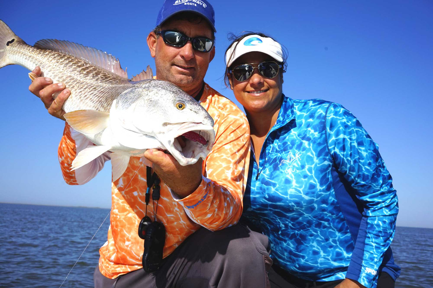 Orangewater & Bluewater Cool Breeze Pro Long Sleeve Fishing Shirts - Sportsman Gear