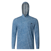 Lightweight bamboo long sleeve hoodie with UPF 50+ sun protection, moisture-wicking fabric, and breathable design for hunting, fishing, hiking, and outdoor adventures.