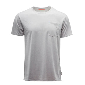Grundens Shorebreak Performance Short Sleeve Crew in Surf - Sportsman Gear
