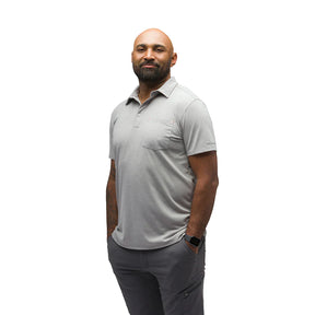 Grundens Shorebreak Performance Polo in Surf - Sportsman Gear