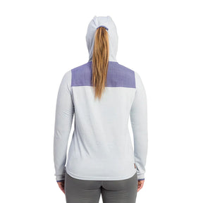 Grundens Women's Shorebreak Performance Hoodie in Artic Ice - Sportsman Gear