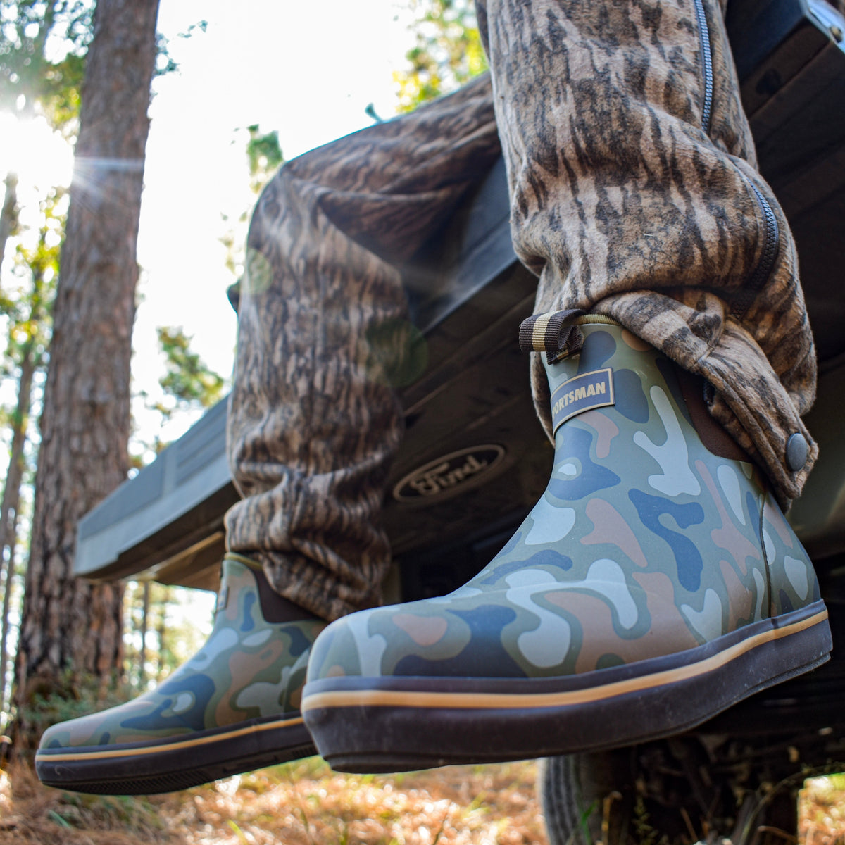 Lowland Ankle Boots (Delta Olive Camo) - Sportsman Gear