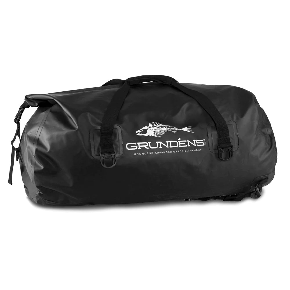 Grundens Shackleton Waterproof Duffle/Backpack 105L in Black - Sportsman Gear