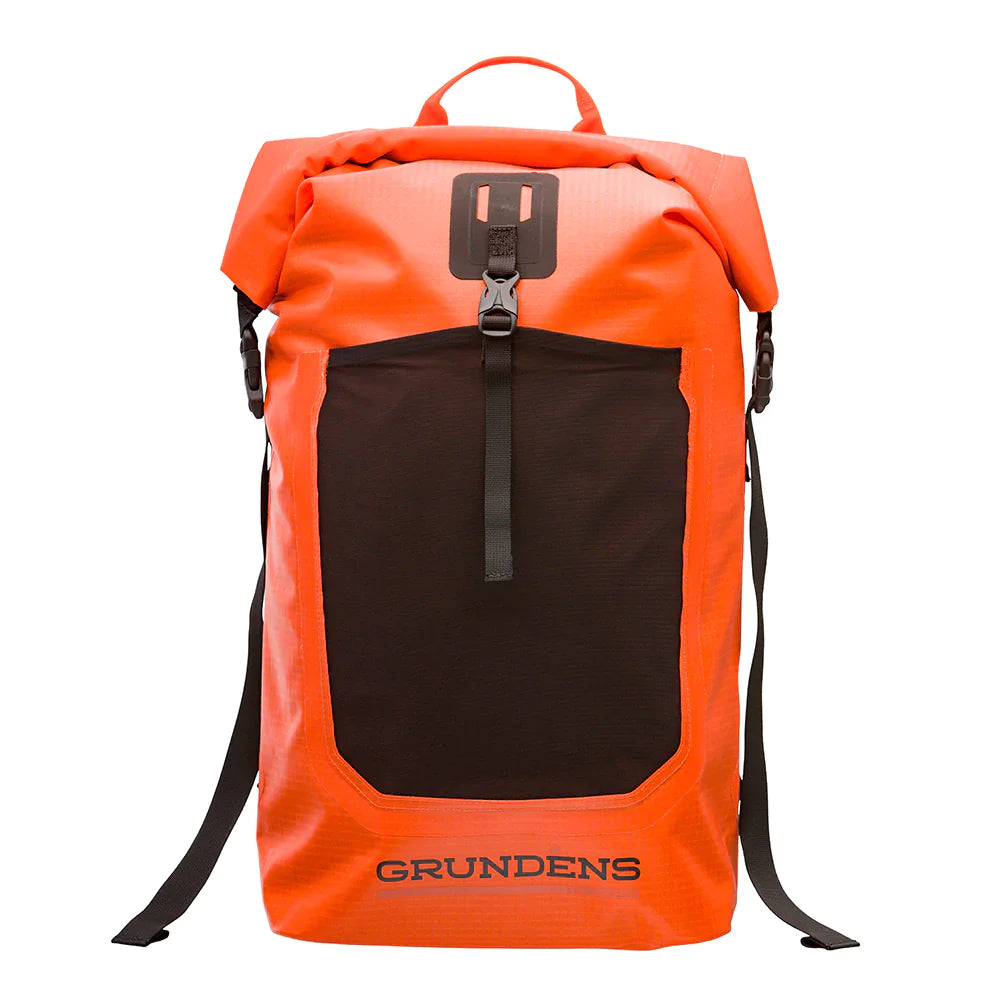 Grundens Bootlegger Roll Top Waterproof Backpack 30L in Anchor - Sportsman Gear