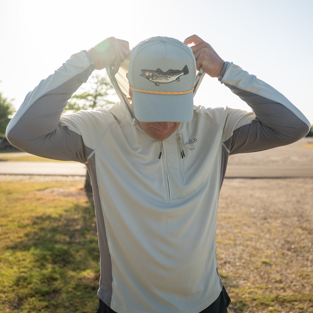 Cool Breeze 1/4 zip Hoodie (Smoke)