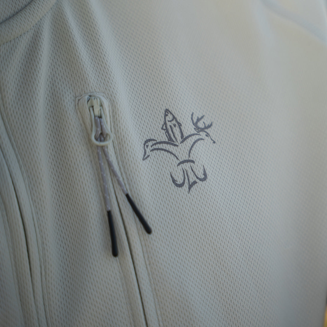 Cool Breeze 1/4 zip Hoodie (Smoke)