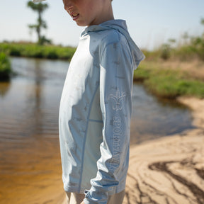 Youth Cool Breeze Hoody (Blue Pelagic)
