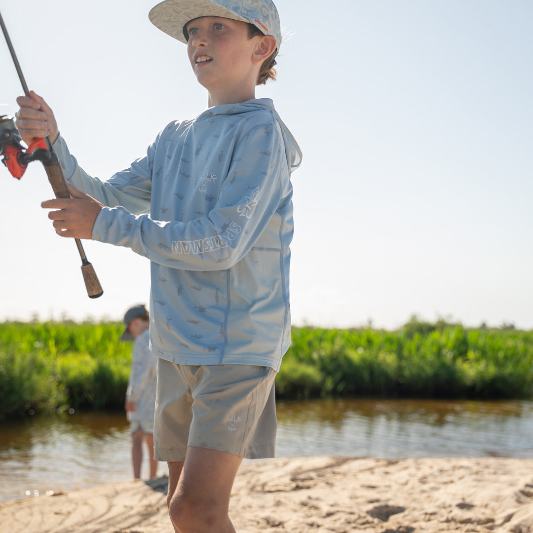 Youth 6" Fly Stretch Shorts - Sportsman Gear