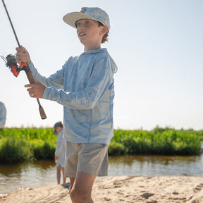 Youth Cool Breeze Hoody (Blue Pelagic)
