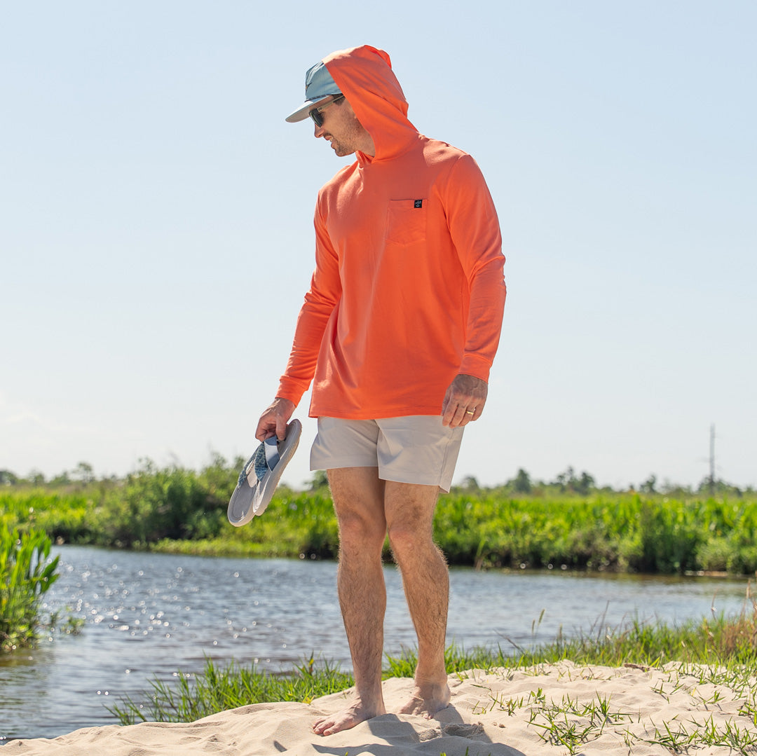 Bamboo Hoodie - Coral | Sportsman Gear