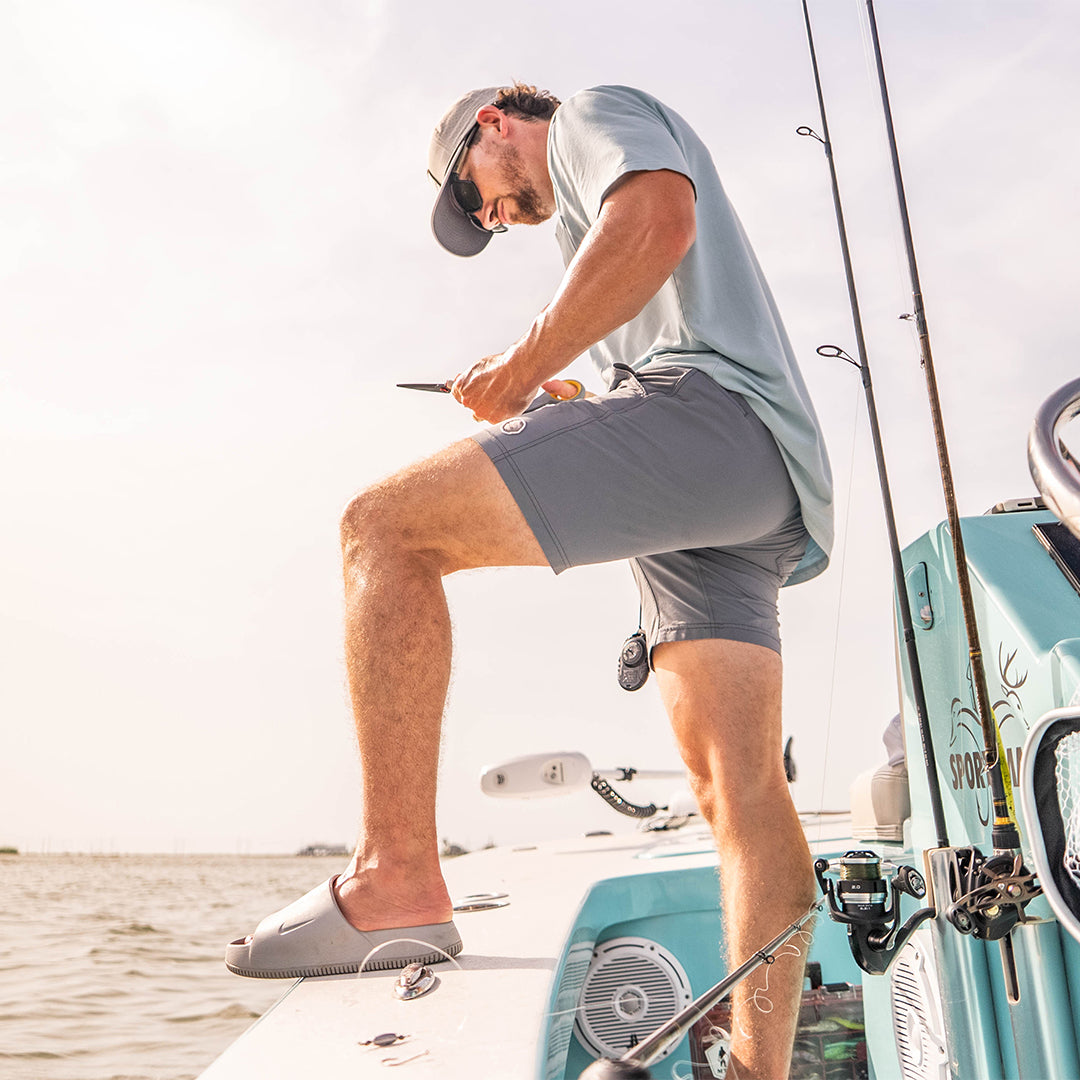 Sportsman Bayou Fishing Shorts Lined 6 inch