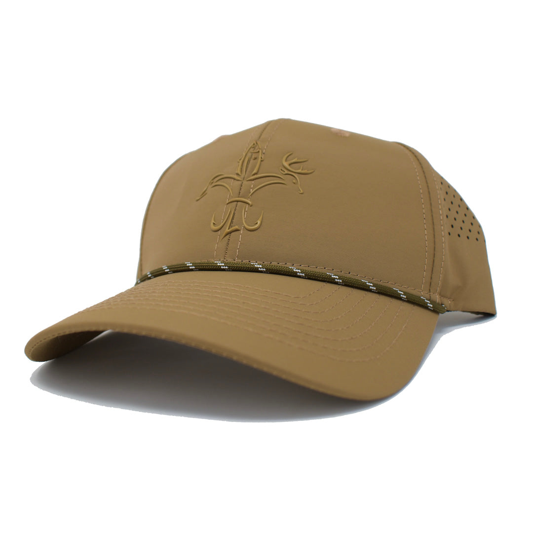Sportsman Laser Vented Retro Hat (Mud)