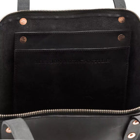 Eden OVERSIZED Leather Tote Bag - Zippered